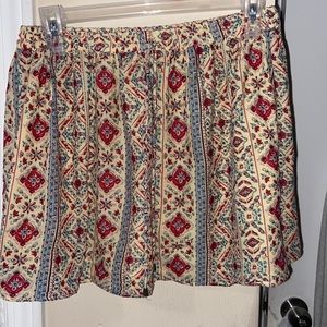 Patterned skirt